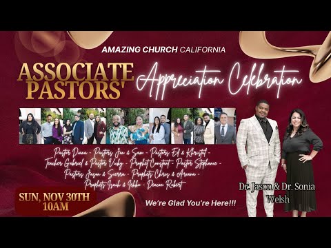 Associate Pastors’ Appreciation Celebration!