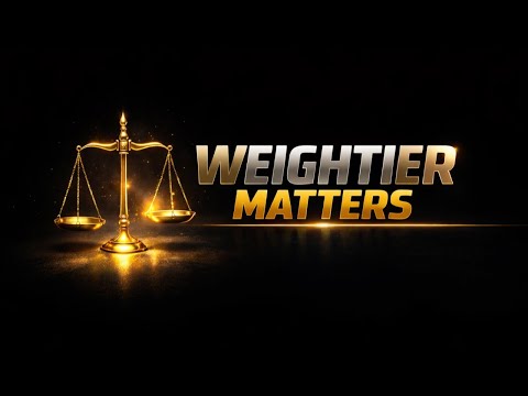The Weightier Matters
